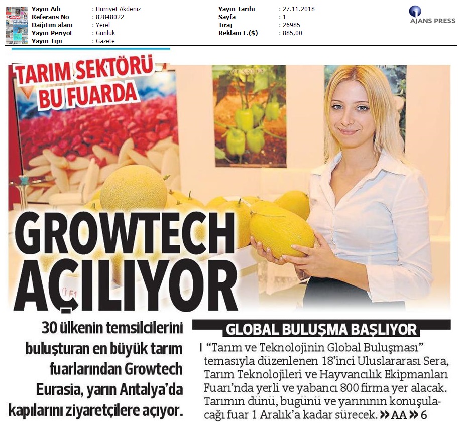 Hürriyet Akdeniz Growtech Açılıyor 2018 11 27 (2)