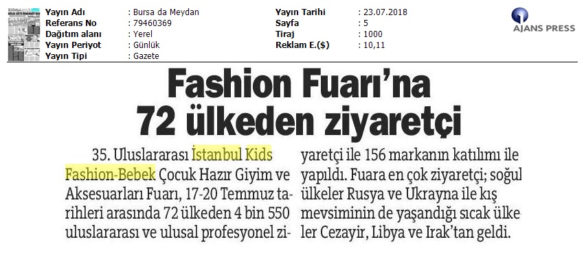 Bursa'da Meydan Gazetesi 23.07.2018