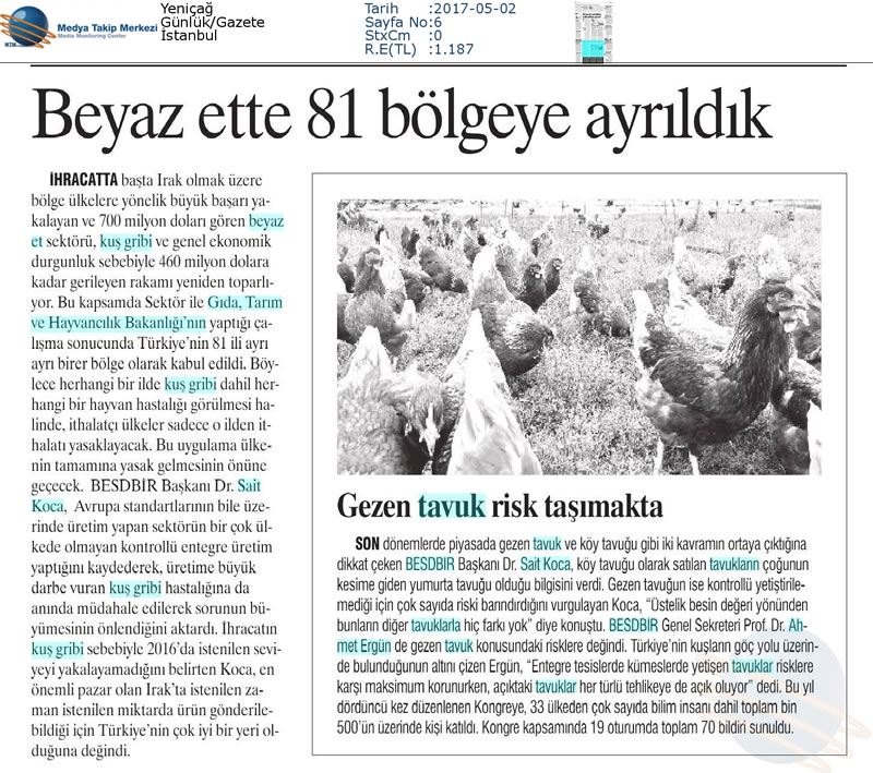 Yeniçağ Gazetesi 02 05 2017